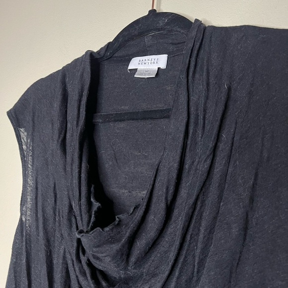 Vintage Barney’s New York 100% Linen cowl neck blouse - Picture 5 of 10